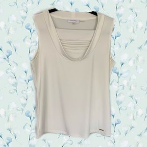 White Calvin Klein Blouse